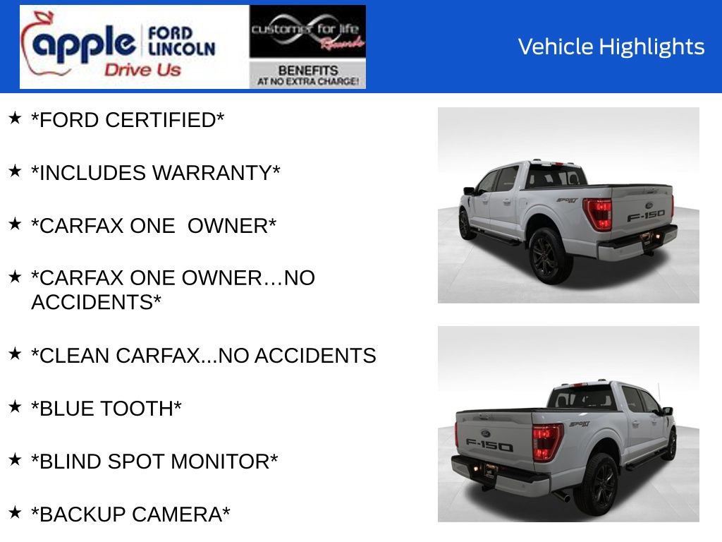 Certified 2022 Ford F150 XLT w/ Equipment Group 302A High image 11