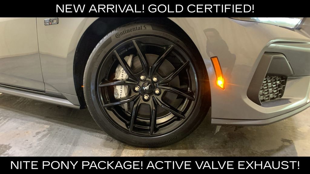 Certified 2025 Ford Mustang GT Premium w/ Mustang Nite Pony Package RWD image 9