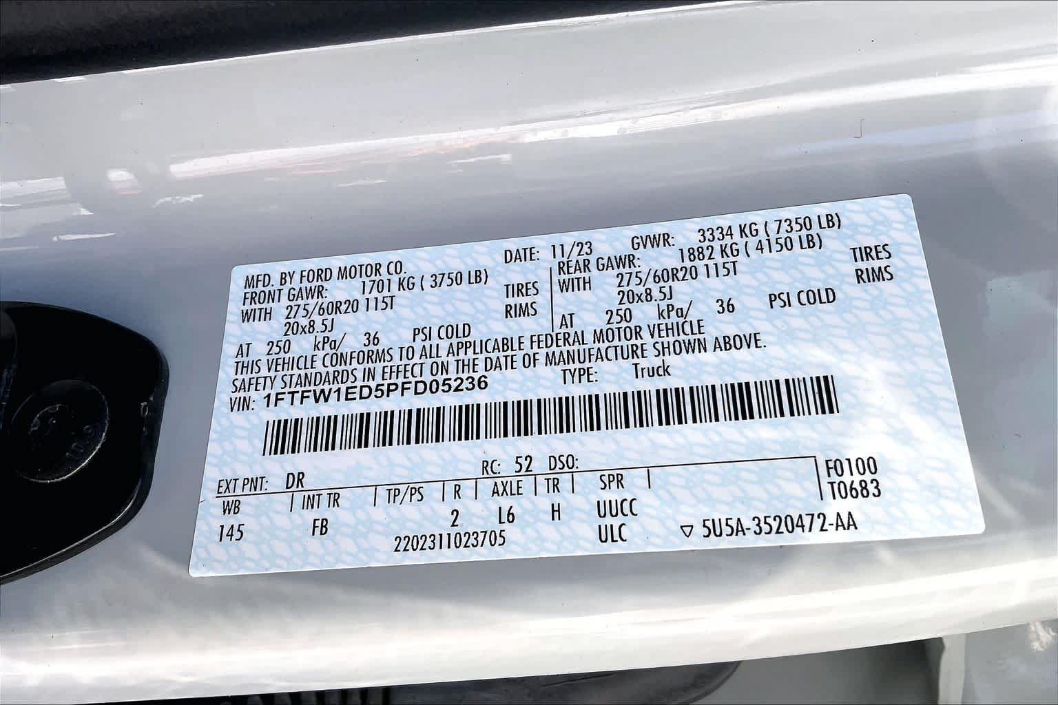 Certified 2023 Ford F150 XLT w/ Equipment Group 302A High AWD/4WD image 65