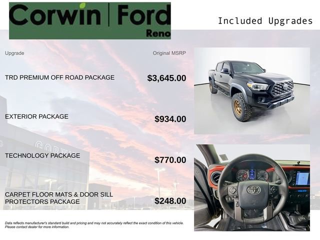 Used 2020 Toyota Tacoma TRD Off-Road w/ TRD Premium Off Road Package image 10