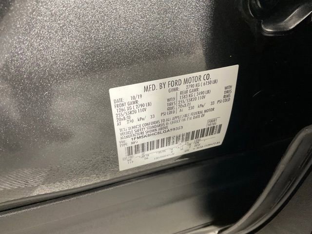 Certified 2020 Ford Explorer Platinum w/ Premium Technology Package image 28