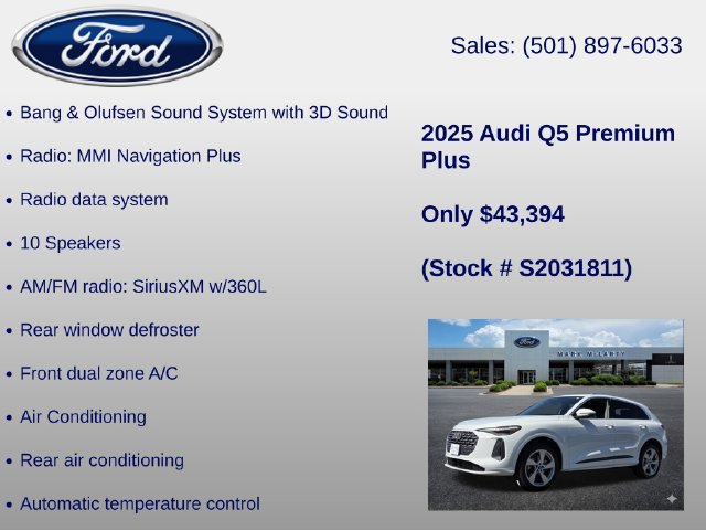 Used 2025 Audi Q5 Premium Plus AWD/4WD image 18