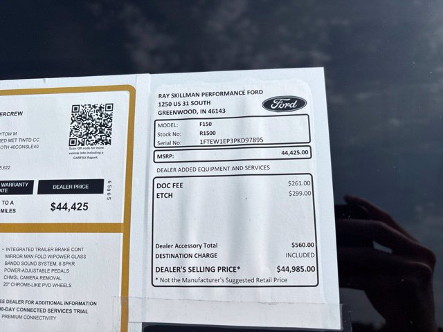 Certified 2023 Ford F150 XLT w/ Equipment Group 302A High AWD/4WD image 3