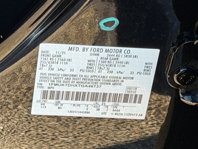 Certified 2026 Ford Explorer Active RWD image 29