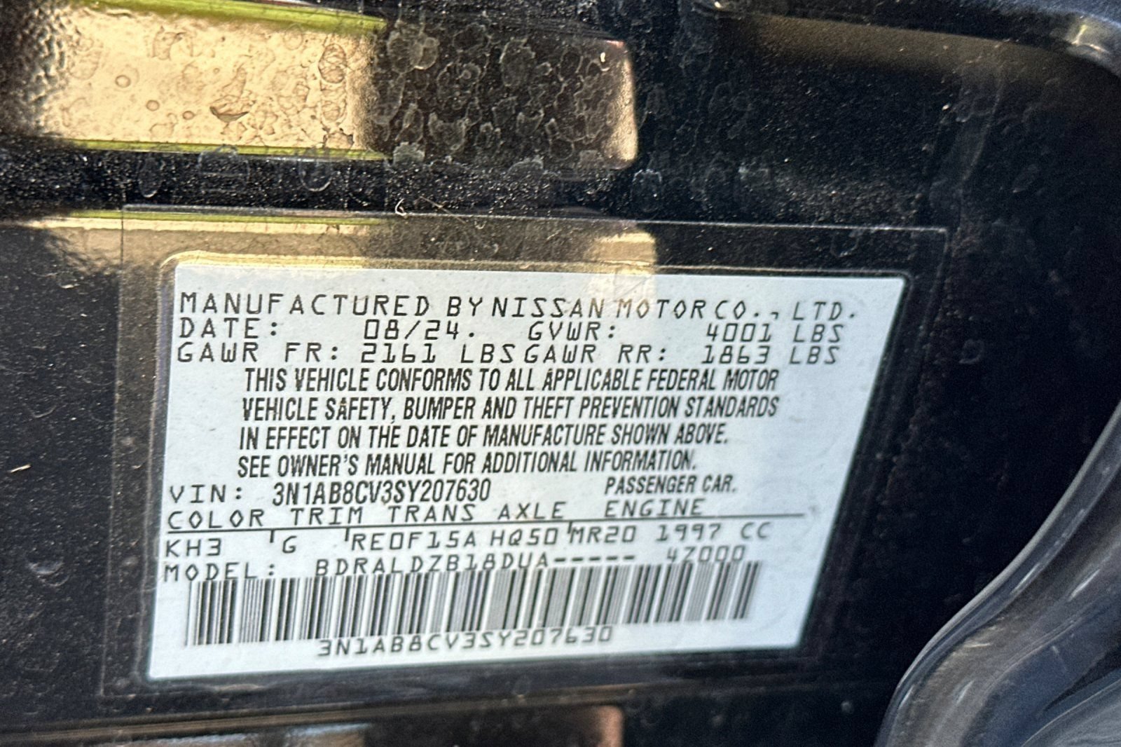 Used 2025 Nissan Sentra SV FWD image 27