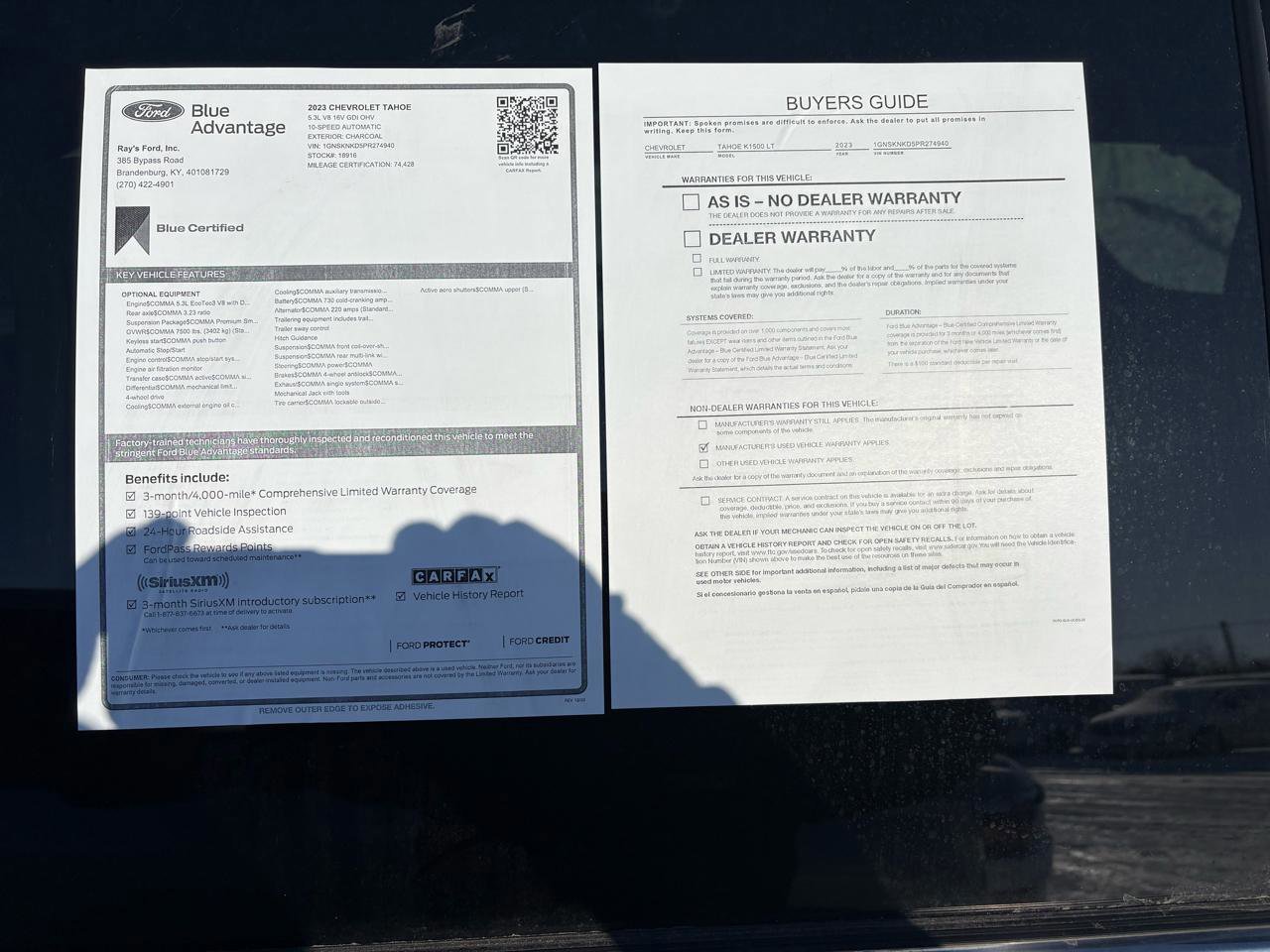 Used 2023 Chevrolet Tahoe LT w/ Luxury Package image 10