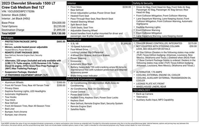 Used 2023 Chevrolet Silverado 1500 LT w/ Protection Package AWD/4WD image 34