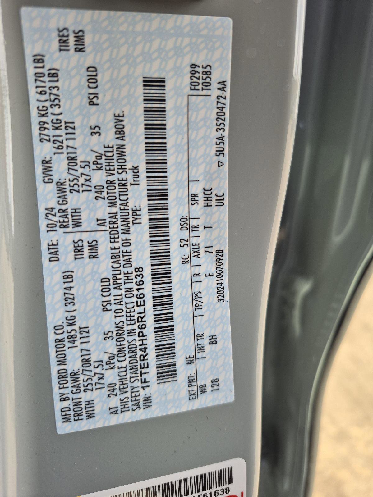 Certified 2024 Ford Ranger XLT image 5