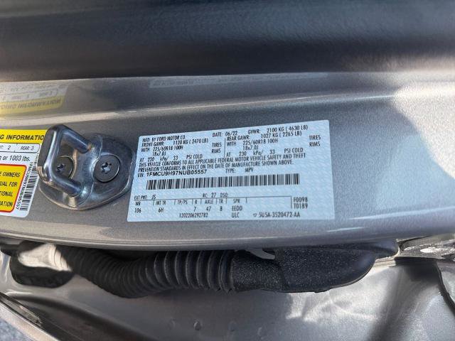 Certified 2022 Ford Escape SEL w/ Technology Package AWD/4WD image 30
