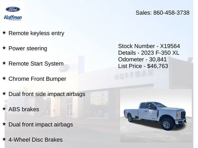 Certified 2023 Ford F350 XL w/ Snow Plow Prep Package AWD/4WD image 15