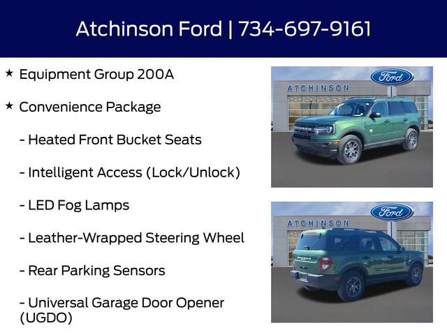 Certified 2023 Ford Bronco Sport Big Bend w/ Convenience Package AWD/4WD image 12