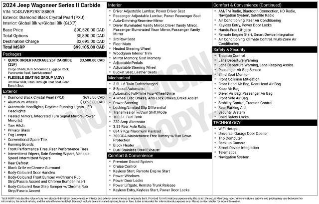 Used 2024 Jeep Wagoneer Series II image 36