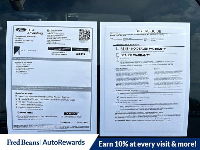 Certified 2022 Ford Edge SEL image 36