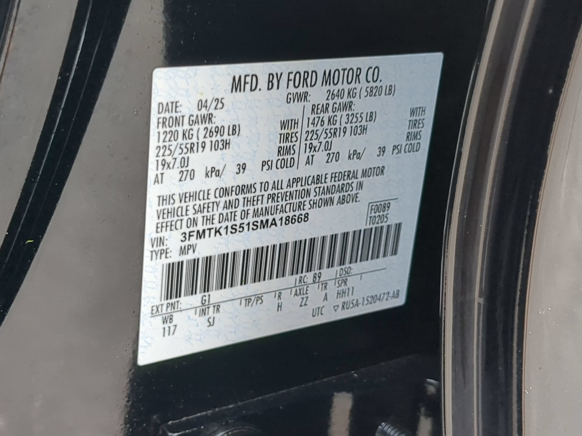 Certified 2025 Ford Mustang Mach-E Select w/ Comfort Package Lite AWD/4WD image 71