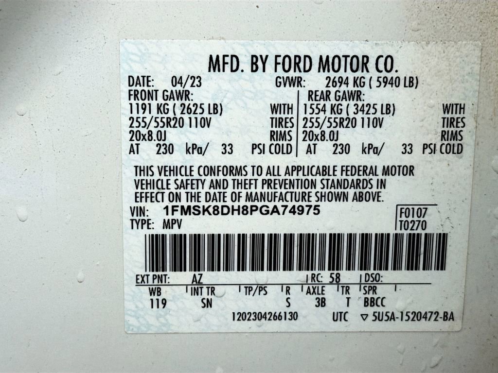 Certified 2023 Ford Explorer XLT w/ Equipment Group 202A AWD/4WD image 22