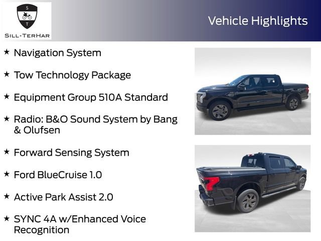 Certified 2023 Ford F150 Lightning Lariat w/ Tow Technology Package AWD/4WD image 4