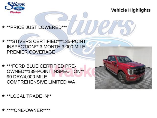 Certified 2021 Ford F150 Lariat w/ Equipment Group 502A High AWD/4WD image 9