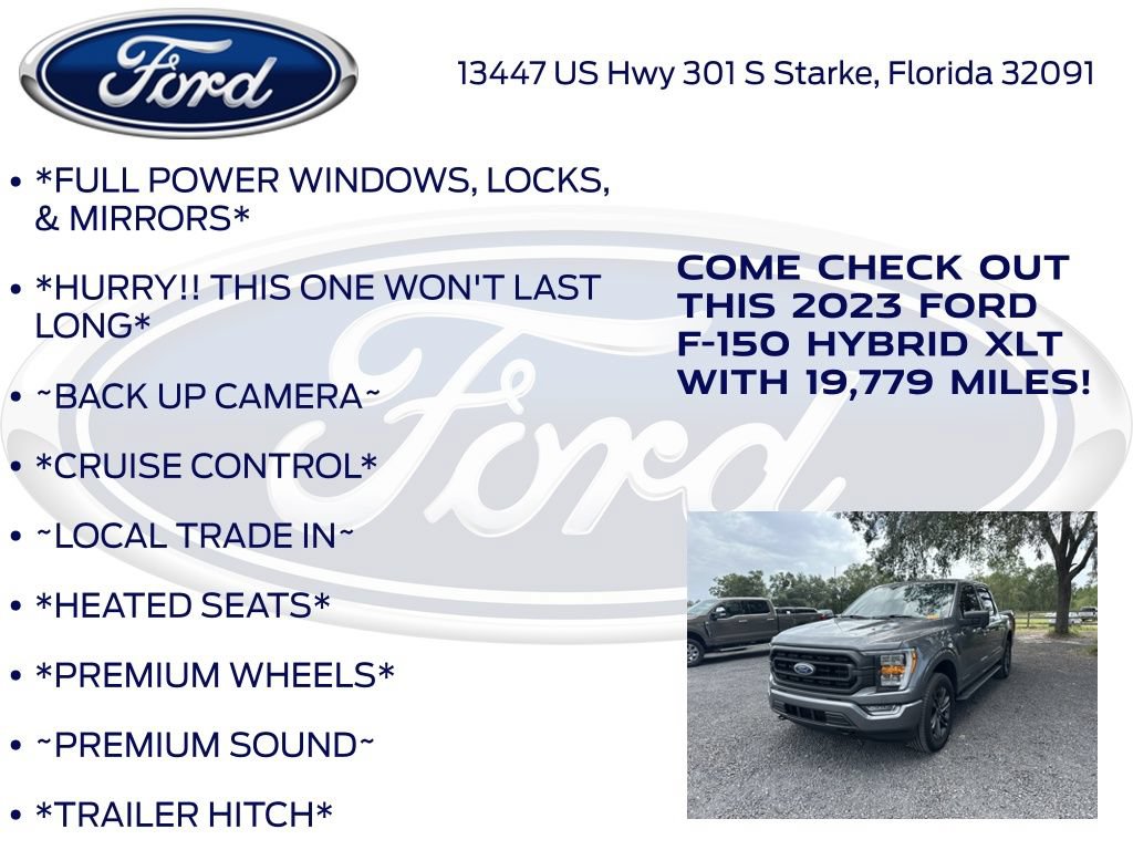 Certified 2023 Ford F150 XLT w/ Equipment Group 302A High AWD/4WD image 12