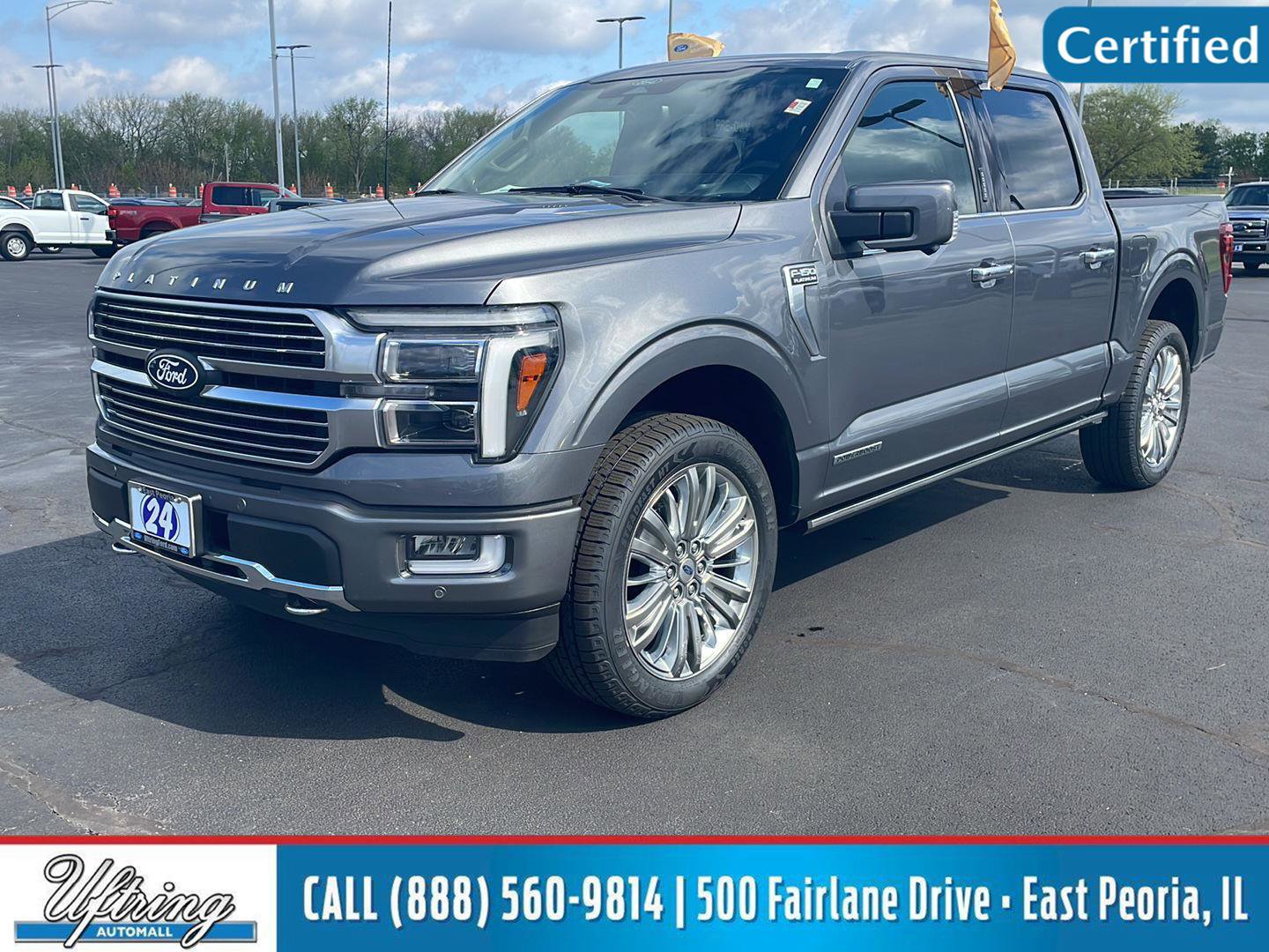 Certified 2024 Ford F150 Platinum w/ Equipment Group 703A Plus