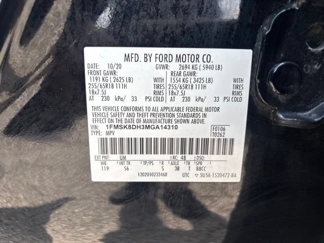 Certified 2021 Ford Explorer XLT w/ Equipment Group 202A AWD/4WD image 32