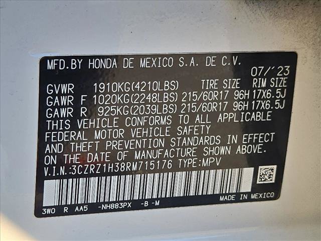 Used 2024 Honda HR-V LX image 22