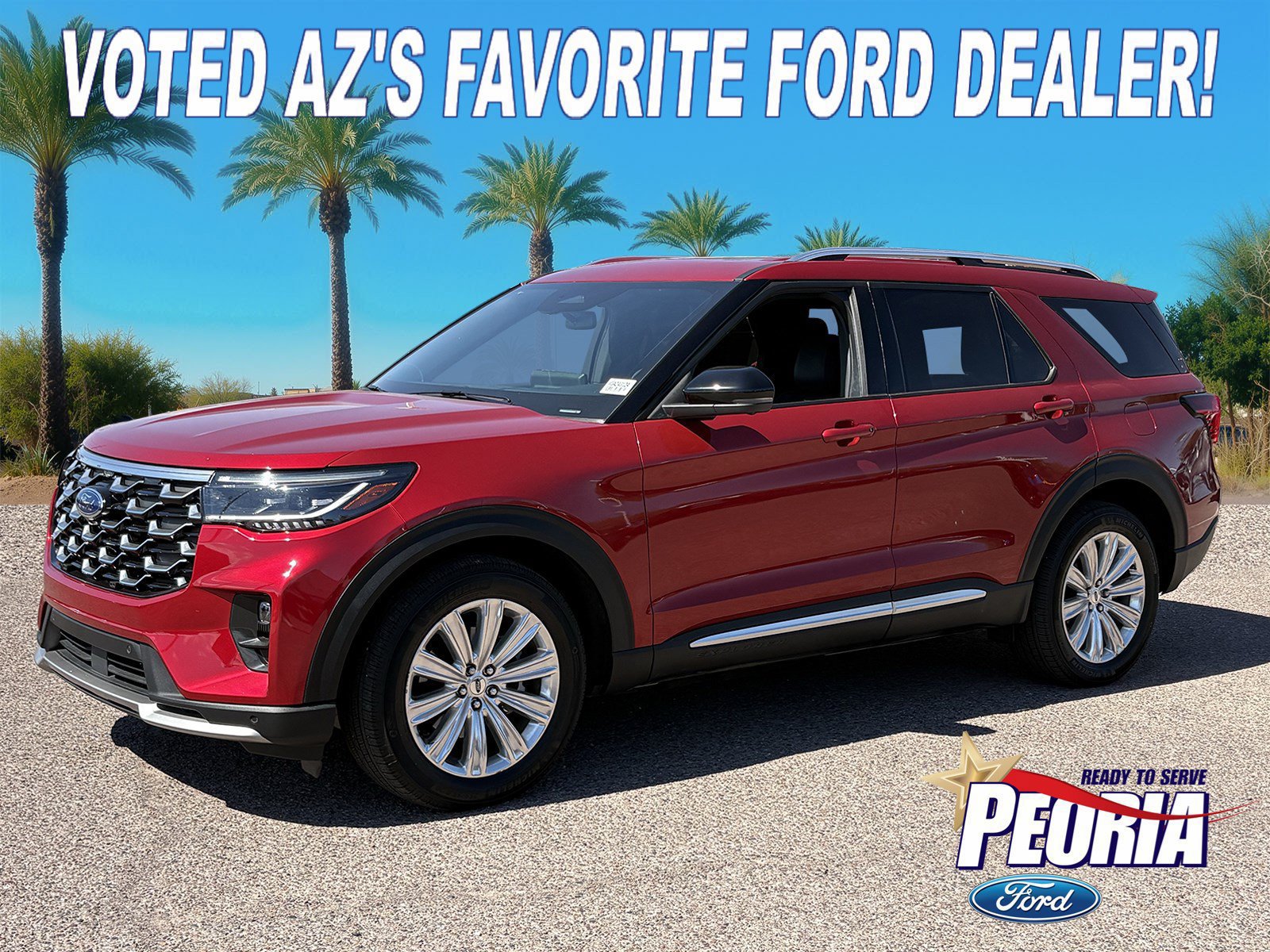Certified 2025 Ford Explorer Platinum w/ LUX Leather Package