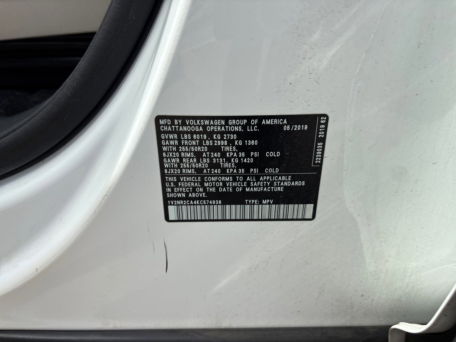 Used 2019 Volkswagen Atlas SEL Premium AWD/4WD image 22