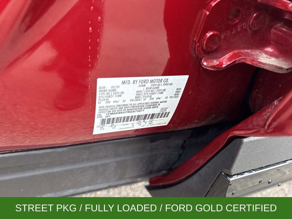 Certified 2024 Ford Explorer ST-Line w/ Class IV Trailer Tow Package AWD/4WD image 22
