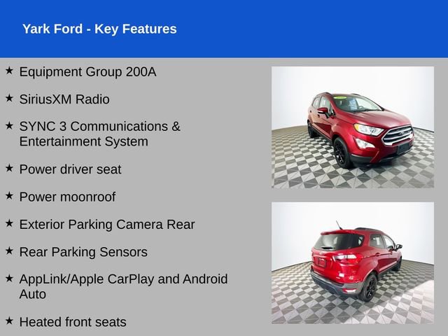 Certified 2020 Ford EcoSport SE FWD image 2