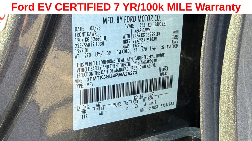 Certified 2023 Ford Mustang Mach-E Premium w/ Mustang Nite Pony Package AWD/4WD image 32