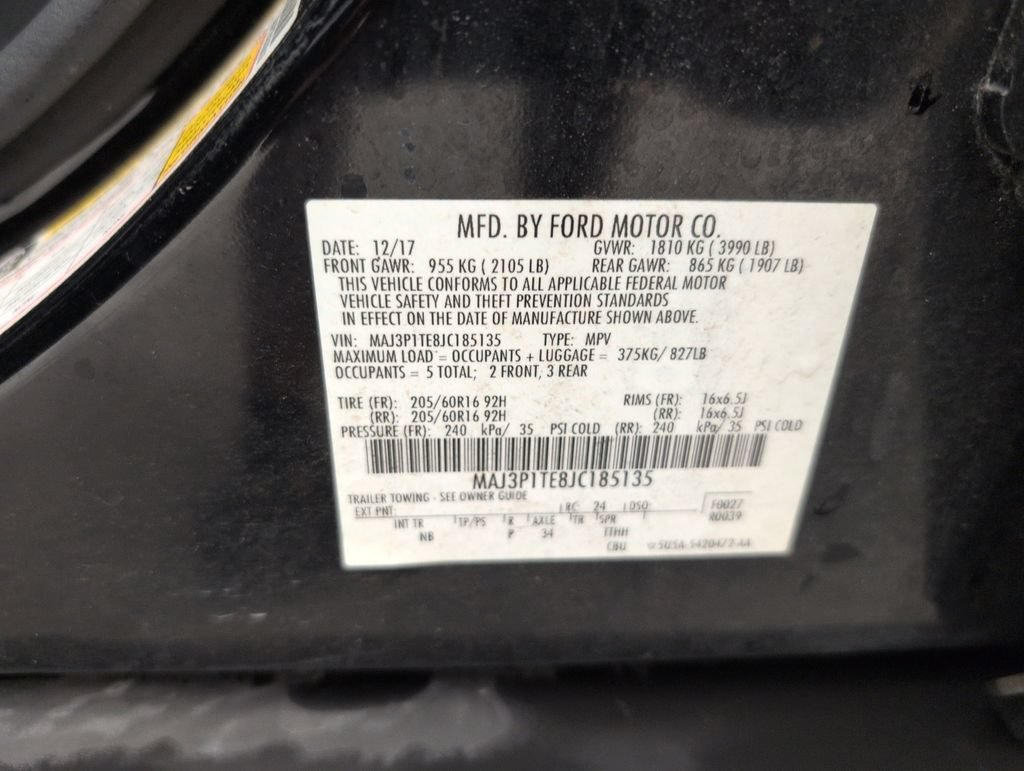 Certified 2018 Ford EcoSport SE FWD image 35