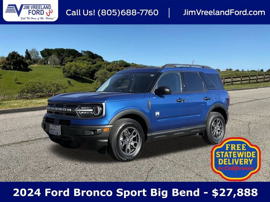 Certified 2024 Ford Bronco Sport Big Bend w/ Convenience Package