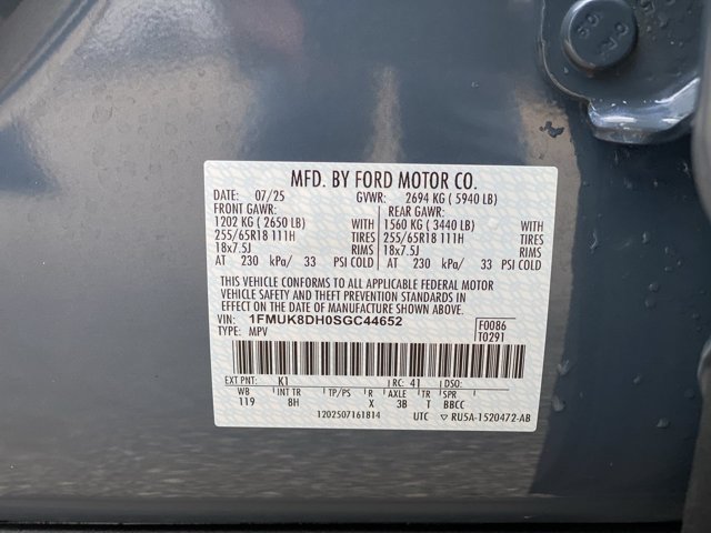 Certified 2025 Ford Explorer Active AWD/4WD image 26