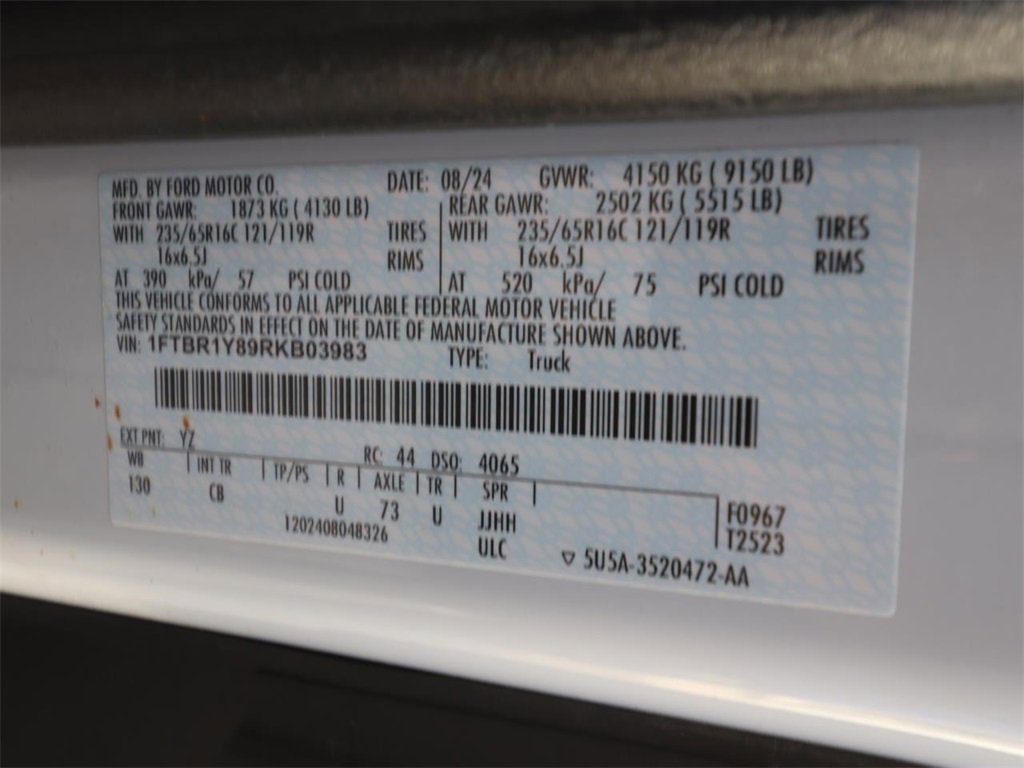 Certified 2024 Ford Transit 250 Base w/ Exterior Upgrade Package image 23