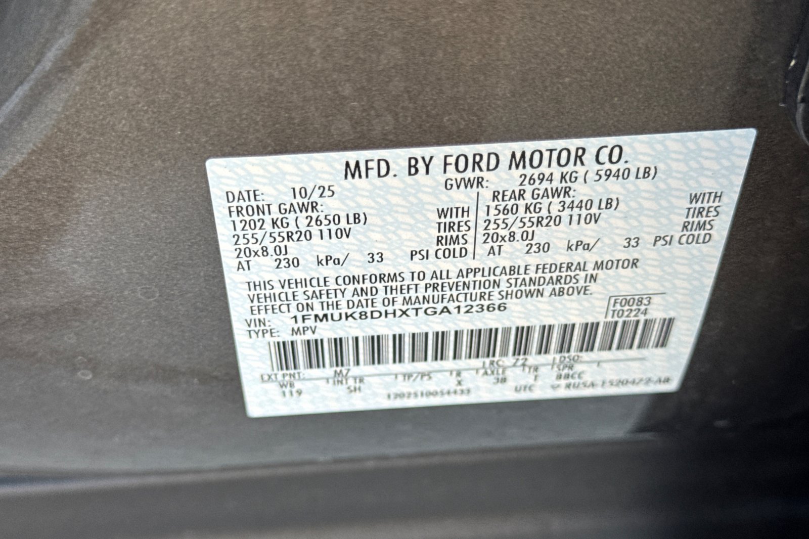 Certified 2026 Ford Explorer Active w/ Active Comfort Package AWD/4WD image 59