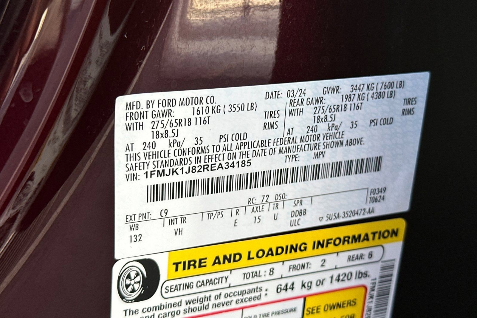 Certified 2024 Ford Expedition Max XLT image 31