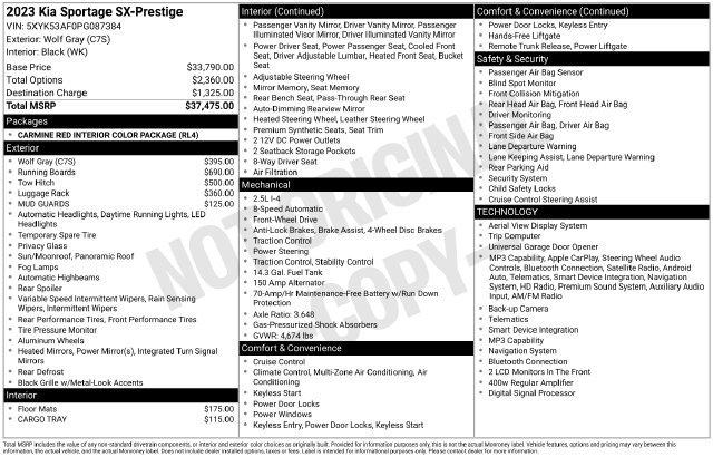 Used 2023 Kia Sportage SX FWD image 4