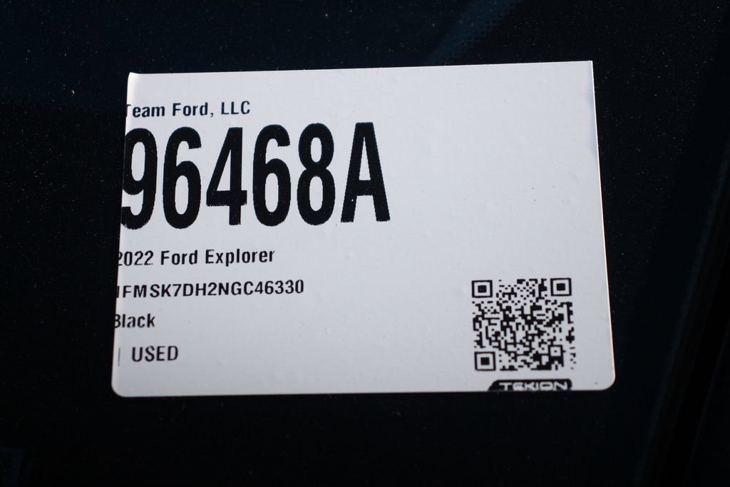 Certified 2022 Ford Explorer XLT RWD image 31