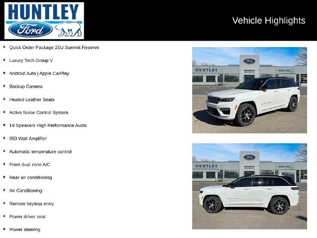 Used 2022 Jeep Grand Cherokee Summit AWD/4WD image 2