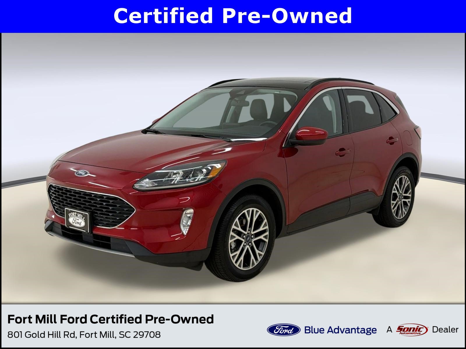 Certified 2021 Ford Escape SEL