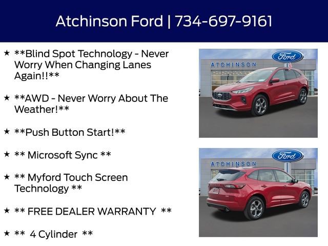 Certified 2024 Ford Escape ST-Line Select w/ Tech Pack #1 image 9