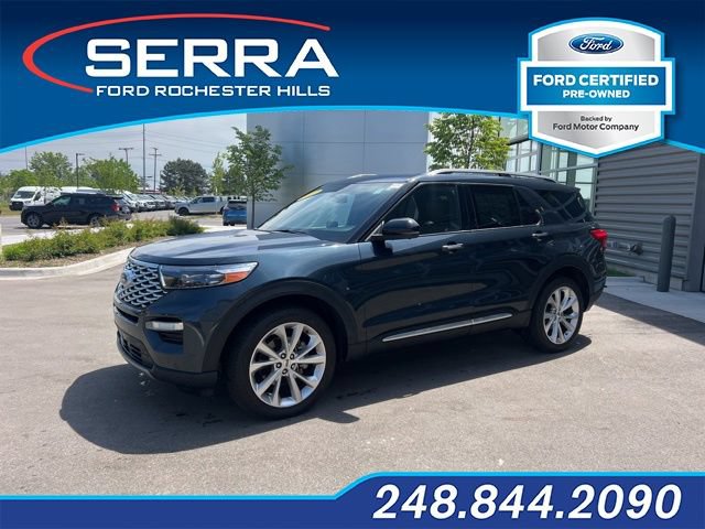 Certified 2022 Ford Explorer Platinum w/ Equipment Group 601A