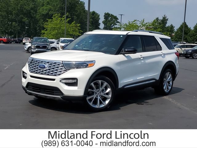 Certified 2021 Ford Explorer Platinum w/ Equipment Group 601A AWD/4WD image 1