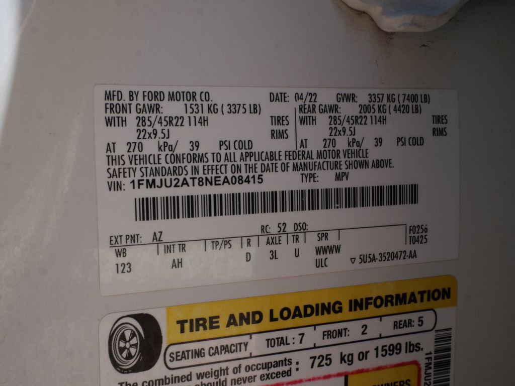 Certified 2022 Ford Expedition Limited AWD/4WD image 41