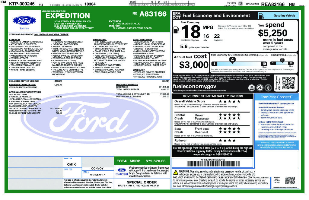 Certified 2024 Ford Expedition Limited AWD/4WD image 6