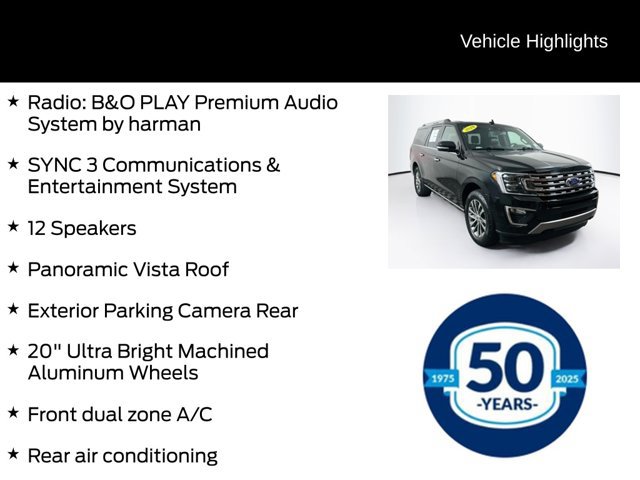 Certified 2018 Ford Expedition Max Limited w/ Equipment Group 301A AWD/4WD image 11
