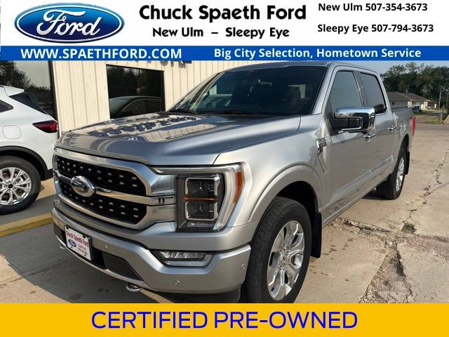 Certified 2021 Ford F150 Platinum w/ Equipment Group 701A High AWD/4WD image 1