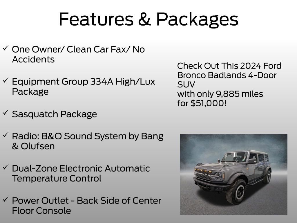 Certified 2024 Ford Bronco Badlands image 7