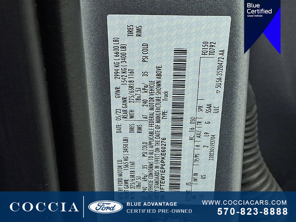 Certified 2023 Ford F150 XLT w/ Equipment Group 302A High AWD/4WD image 26