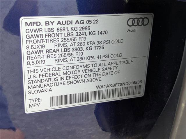 Used 2022 Audi Q7 3.0T Premium AWD/4WD image 27